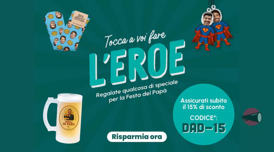-15% sui regali per la Festa del Papà