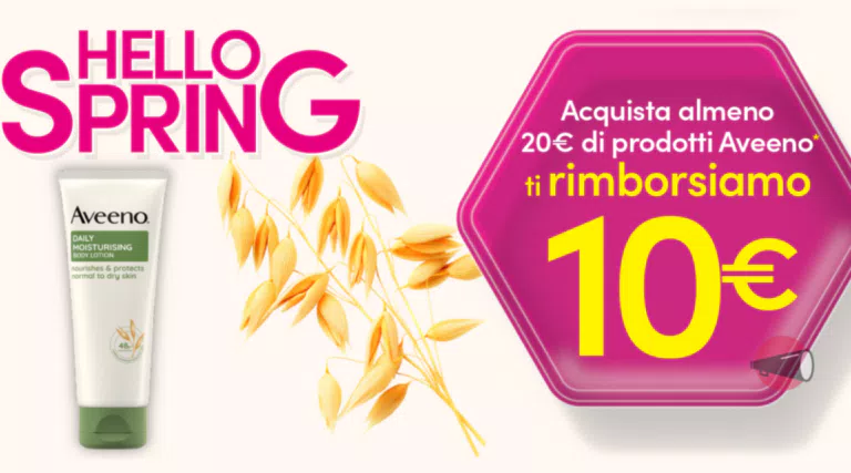Cashback Aveeno 2024 “Hello Spring”