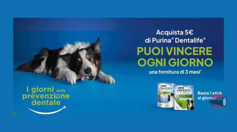 Concorso Purina Dentalife Snack: vinci ogni giorno una fornitura trimestrale