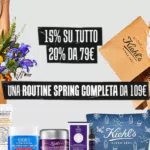 Kiehl's -15% su tutto