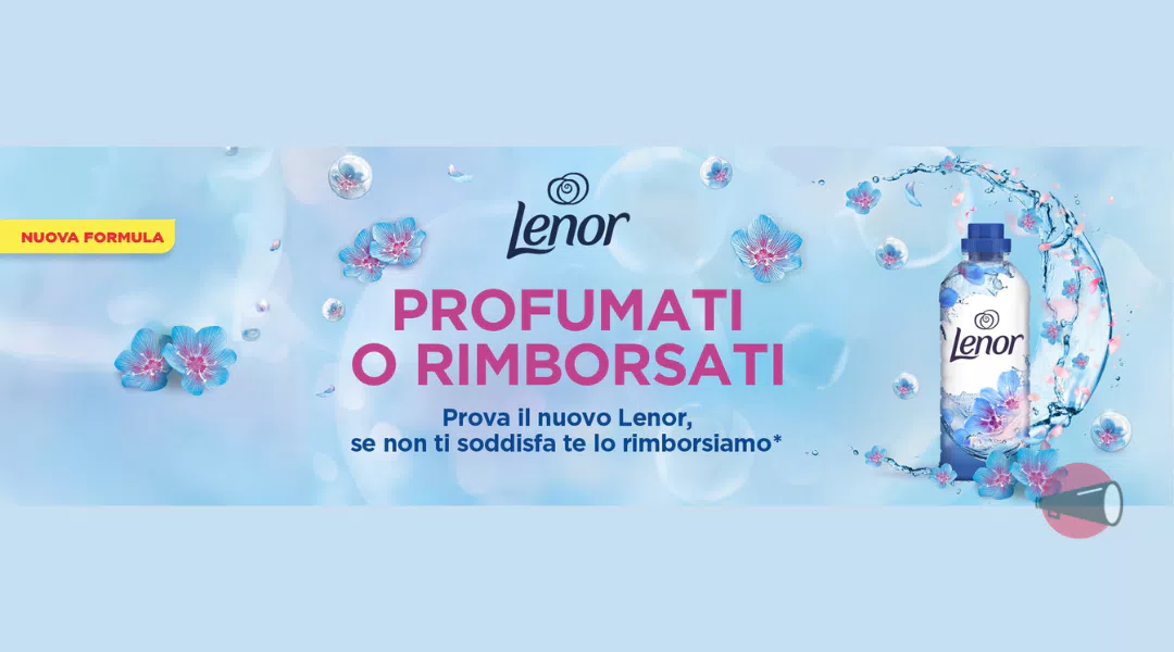“Lenor Profumati o Rimborsati”, ricevi il 100% di rimborso