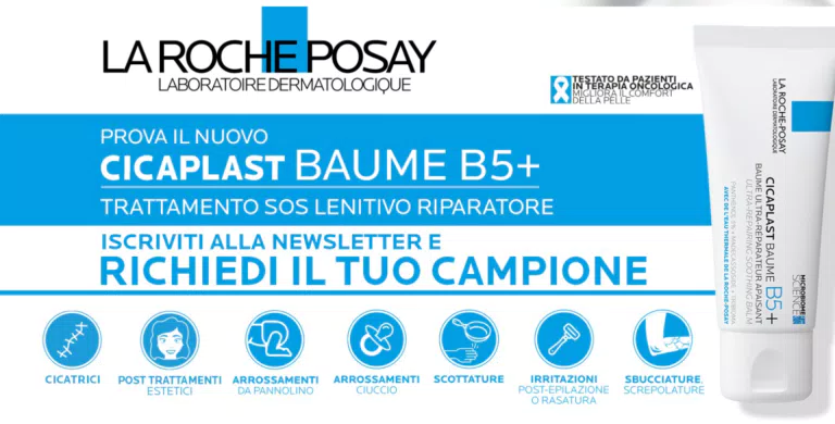 Richiedi gratis campione omaggio Cicaplast B5+ de La Roche-Posay