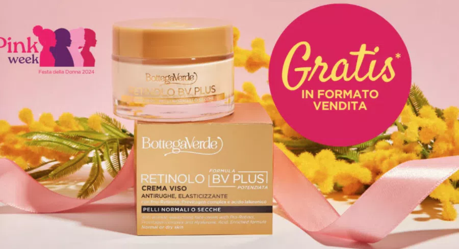 Ricevi gratis la crema viso Retinolo BV Plus