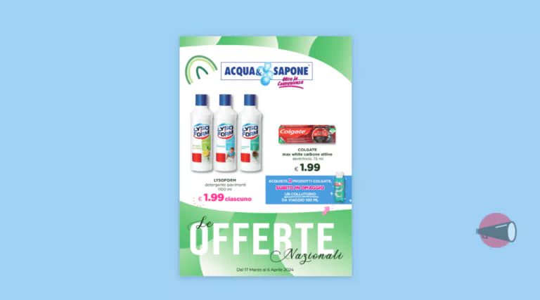 Volantino Acqua & Sapone
