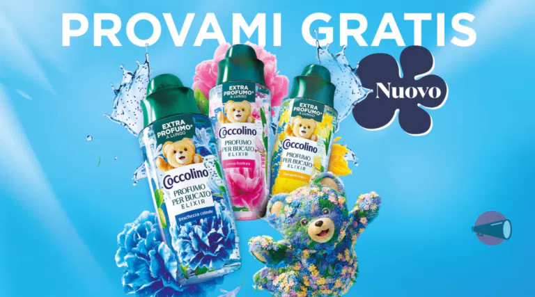 Coccolino “Provami Gratis”: rimborso del 100% sul nuovo profumo per bucato