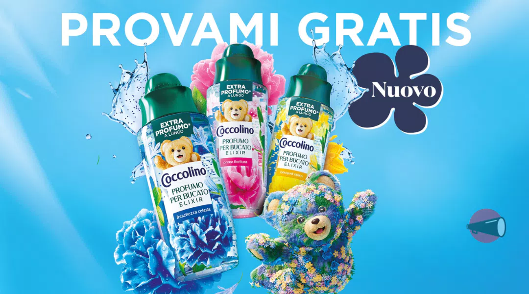 Coccolino “Provami Gratis”: rimborso del 100% sul nuovo profumo per bucato