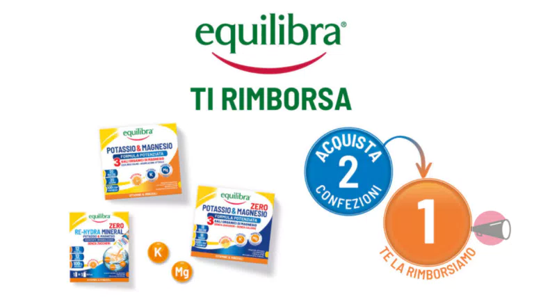 Equilibra ti rimborsa “Potassio & Magnesio”