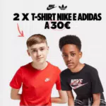 2 per €30 T-shirts Junior