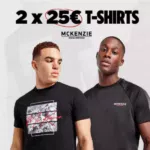 2 per €30 - T-Shirts uomo Mckenzie