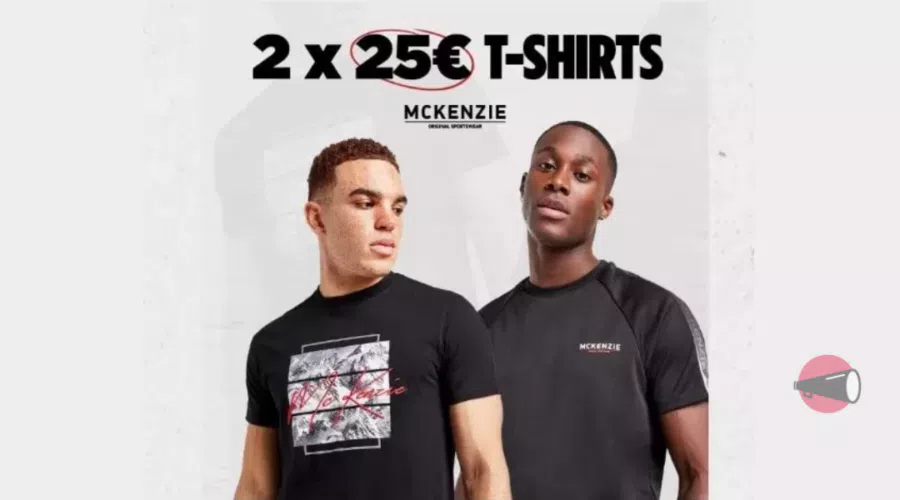 2 per €30 - T-Shirts uomo Mckenzie