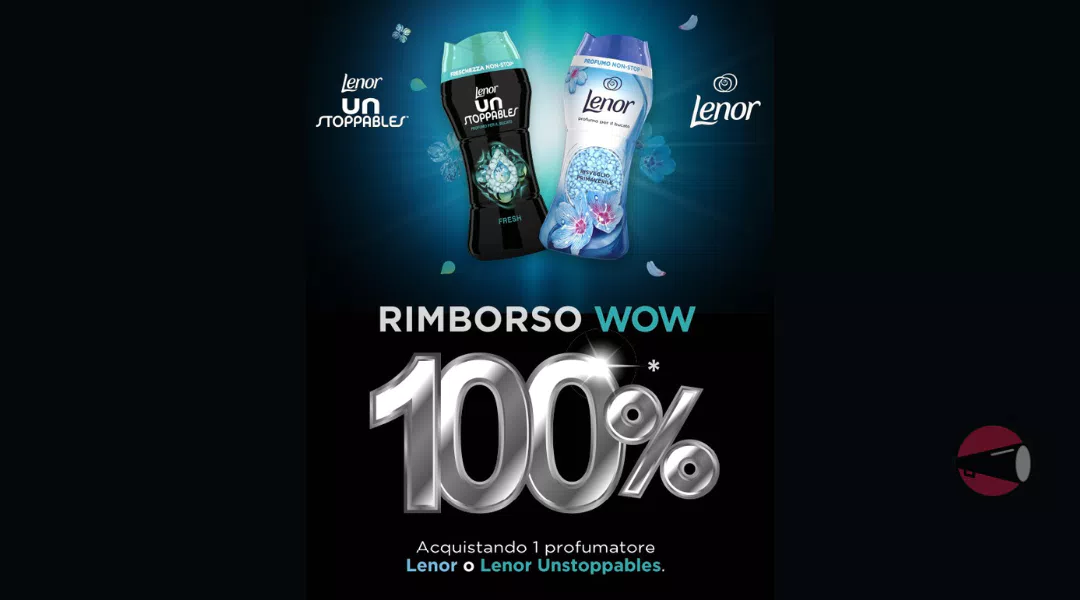 Rimborso 100% profumatori Lenor o Lenor Unstoppables
