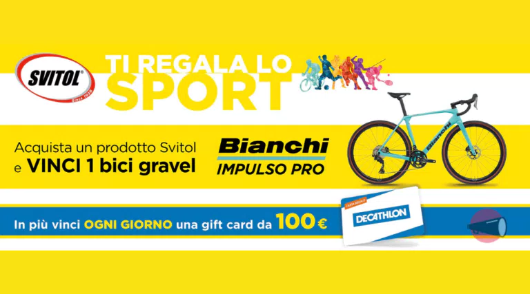“Svitol regala lo sport”: come partecipare al concorso