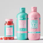 Set di Shampoo e Balsamo per Capelli più Lunghi e Forti e Vitamine Gommose